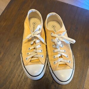Converse Mustard Canvas Sneakers